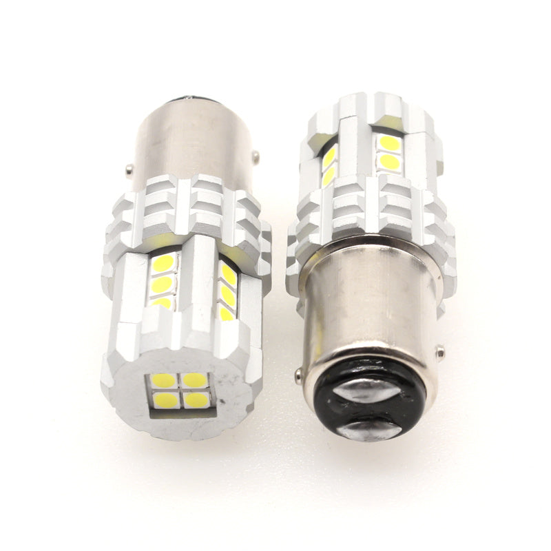 LED Spark Автомобилни крушки 1157 (BAY15D / P21/5W) – Бяла светлина 6000K /комбинирана стоп; габарит ; дневни ; сигнални/ - 2 бр.
