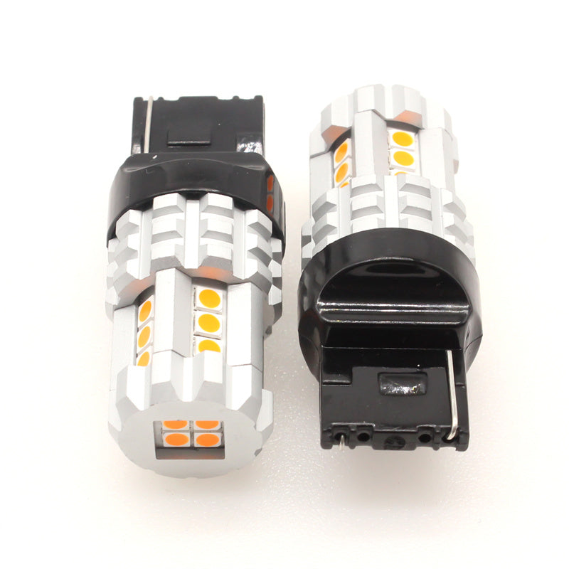 LED Spark Автомобилни крушки 7440 - оранжеви (W21W) /мигачи, аварийни светлини/ - 2 бр.