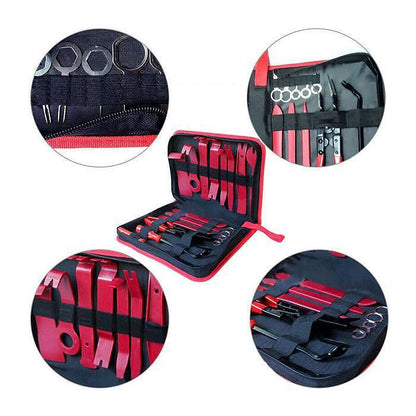 Комплект от 19 инструмента за демонтаж на панели, табла и кори