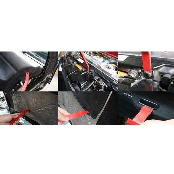 Комплект от 19 инструмента за демонтаж на панели, табла и кори