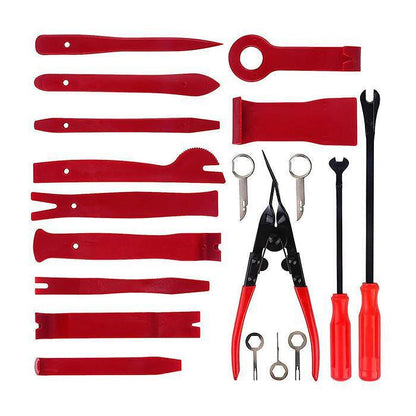 Комплект от 19 инструмента за демонтаж на панели, табла и кори