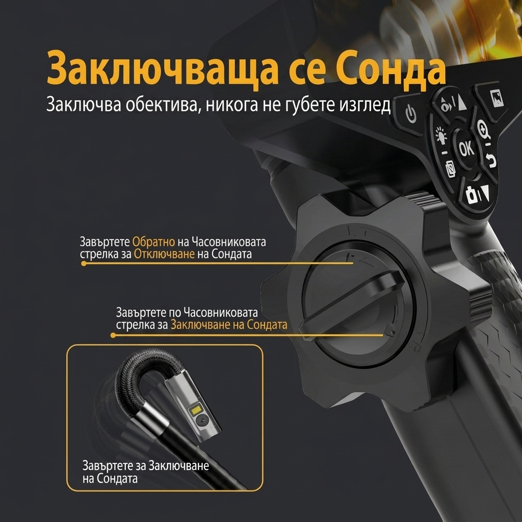 MASTERTRONIC 740 – Ендоскоп с подвижна глава 210°