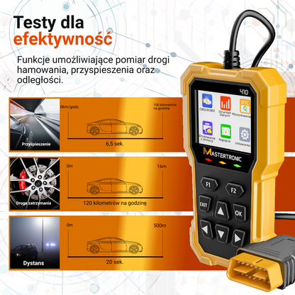 Autodiagnostyka MASTERTRONIC - 410 w języku polskim
