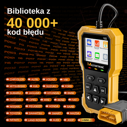 Autodiagnostyka MASTERTRONIC - 410 w języku polskim
